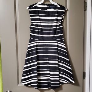 French Connection black/white striped dress Small/6 NWT